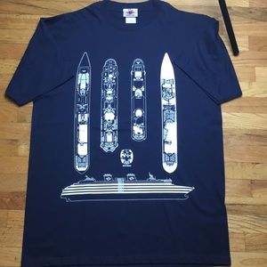 Vintage Disney Cruise Line Schematics Tee